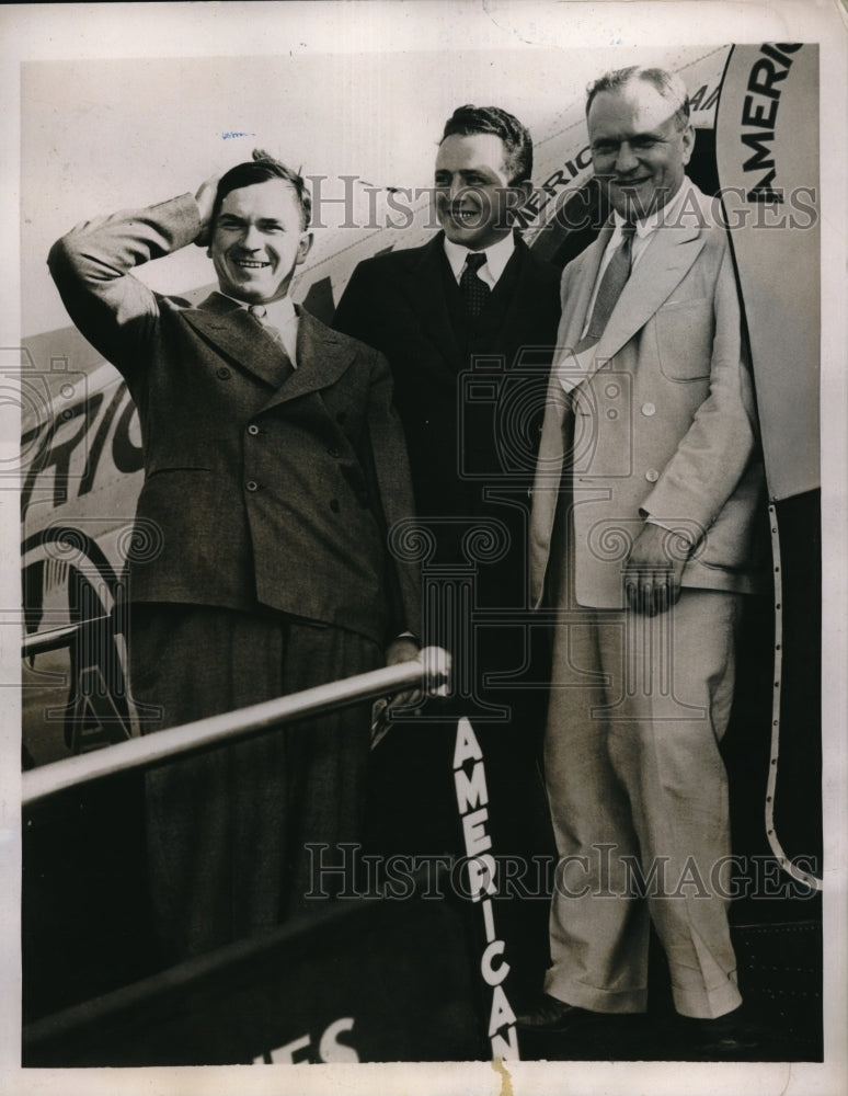 1937 Press Photo Russian ambassador Constantine Oumansky, Mr Bulotnikou- Historic Images