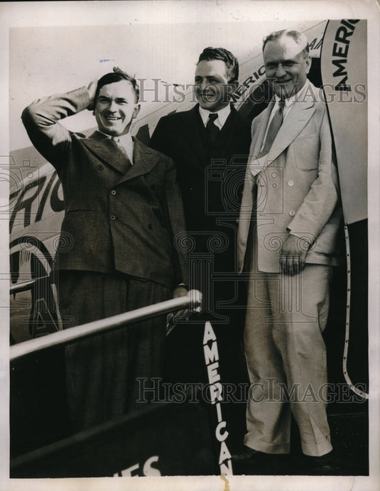 1937 Press Photo Russian ambassador Constantine Oumansky, Mr Bulotnikou- Historic Images