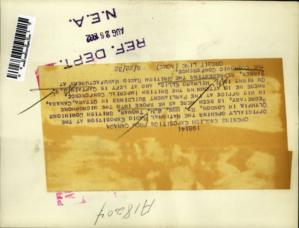 1932 Press Photo Opening of the Natl. Radio Exposition at the Olympia in London