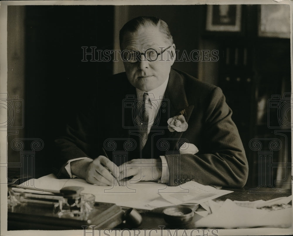 1922 Press Photo JCC Davidson chairman of Conservative Party Organization