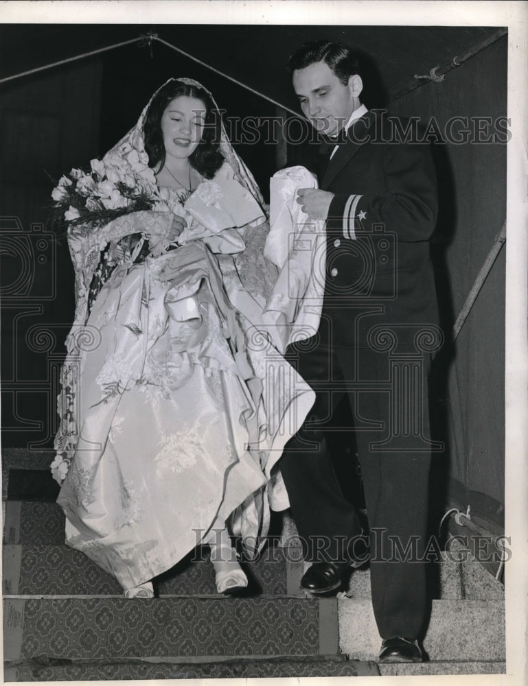 1946 Press Photo Gloria Chavez of NM to wed Lt Jorge Tristani in Washington DC