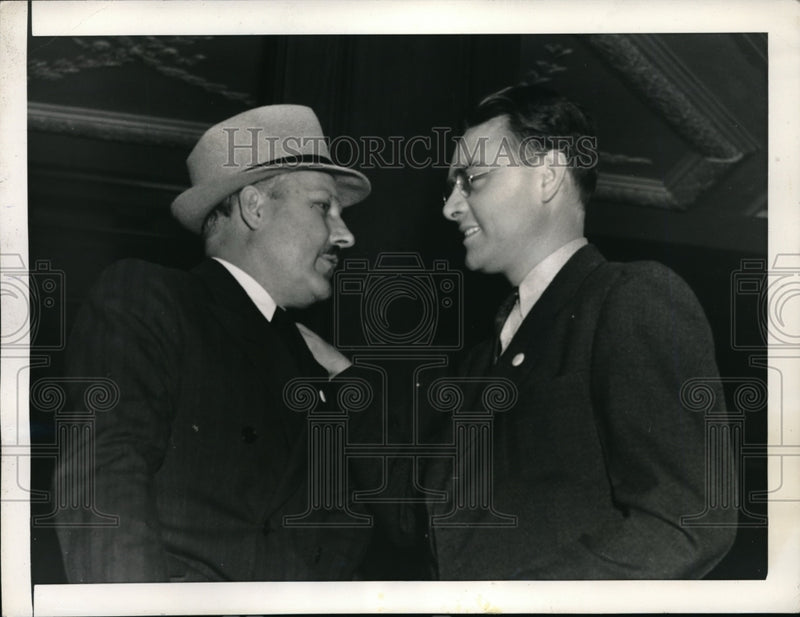 Load image into Gallery viewer, 1937 Press Photo John Owen President of United Mine Workers of Ohio
