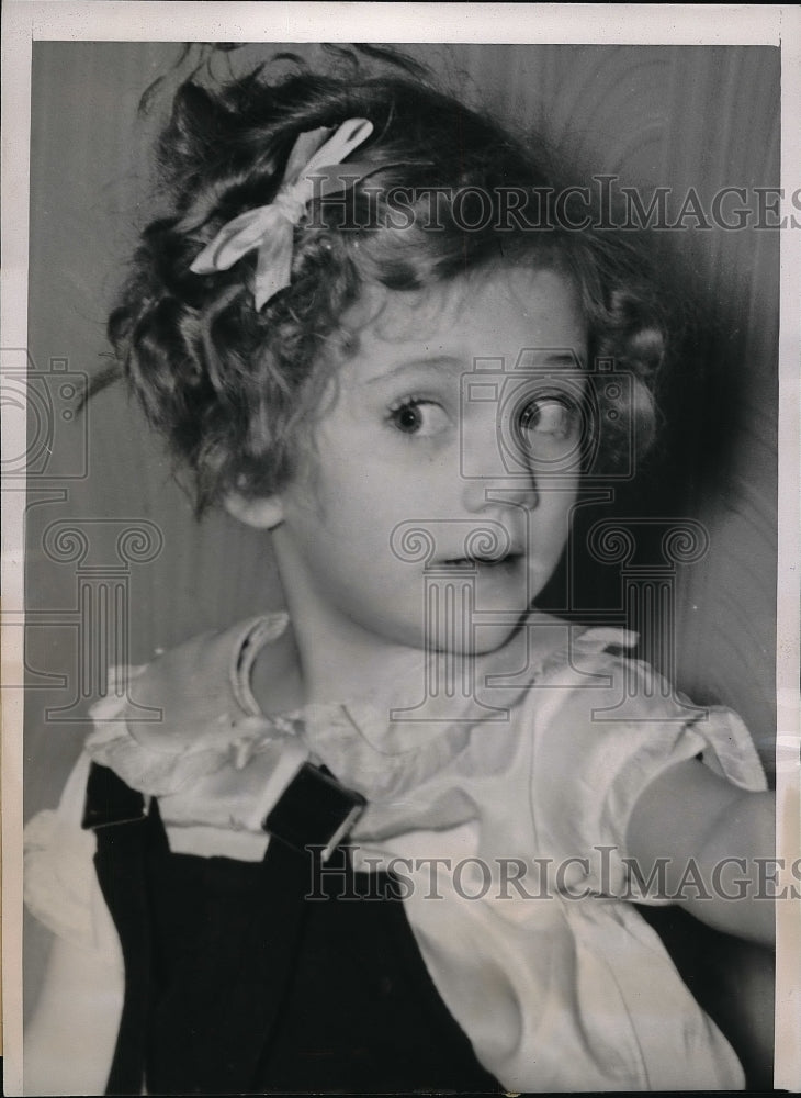 1940 Press Photo Daughter Carmen of Mrs. Aino Orgo Tossavainen Seeks Custody- Historic Images