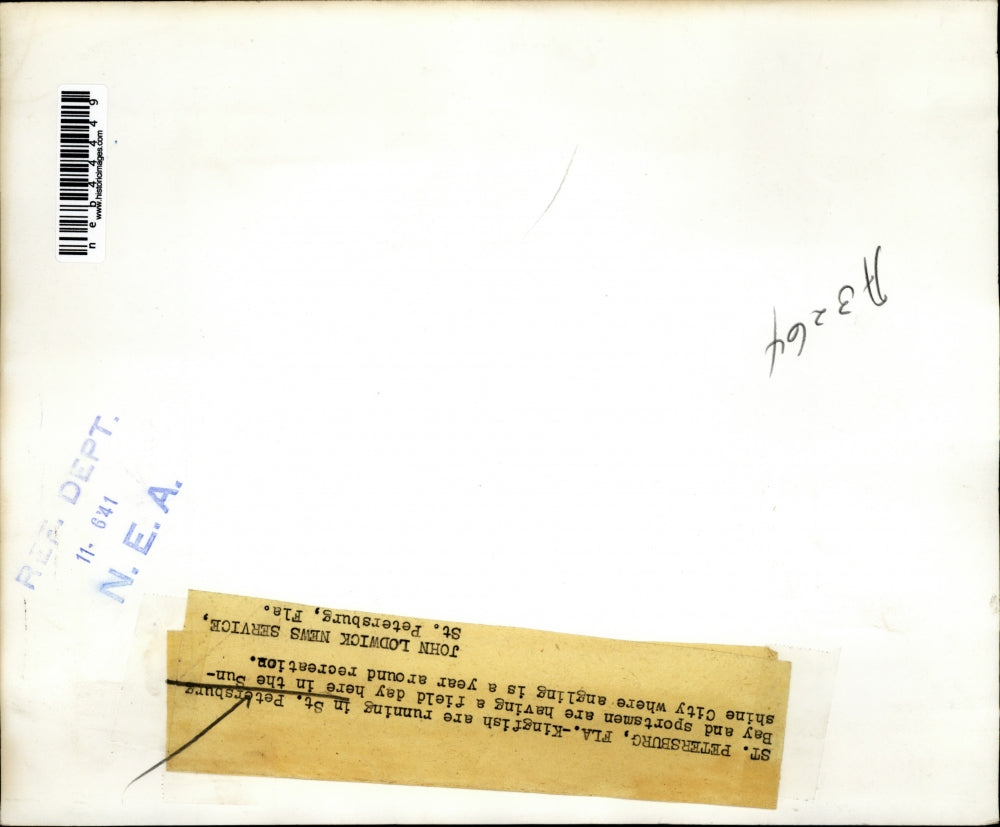 1941 Press Photo St petersburg, Fla sports fishermen try for Kingfish