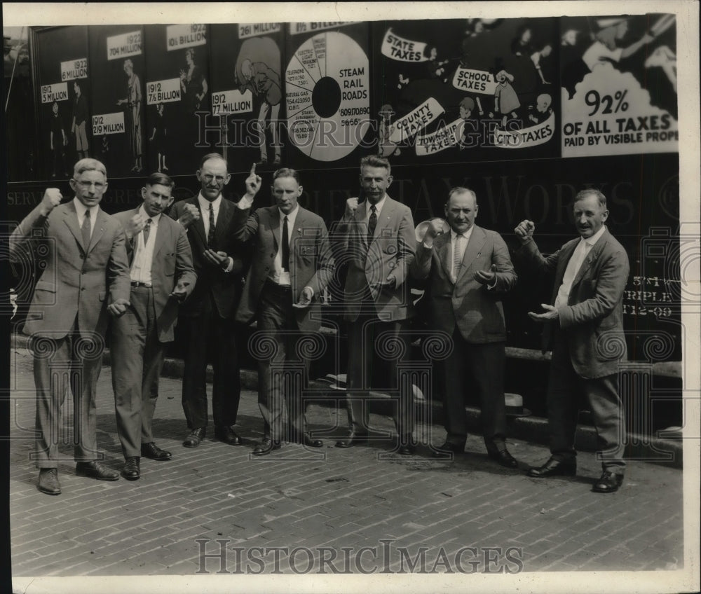 1923 Press Photo Exex board of Ohio State Grange, Tabor, Lewis,Vandenbark,caton- Historic Images