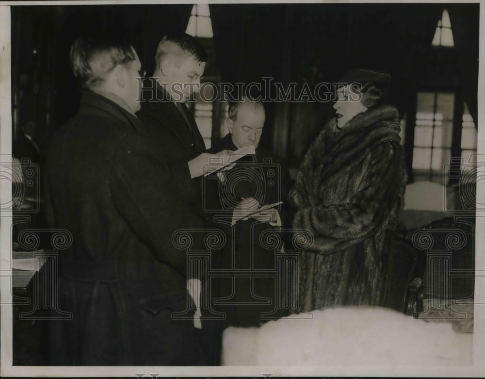 1936 Press Photo  Rt Hon Viscountess Thelma Furness of Grantley- Historic Images