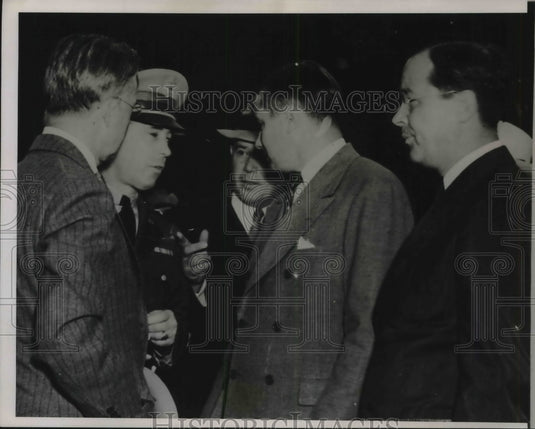 1938 Press Photo Dr. Howard K. Gray, And. Gen. Allard A. Walsh- Historic Images