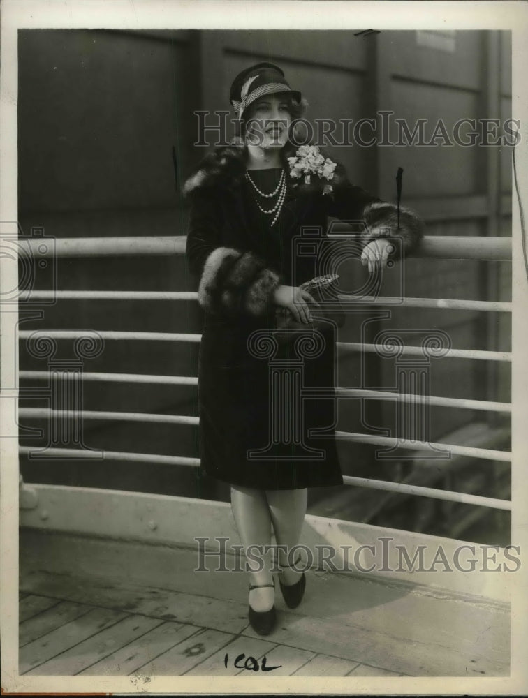 1927 Press Photo Mrs Edward West Browning, wife of millionaire realtor in NYC- Historic Images