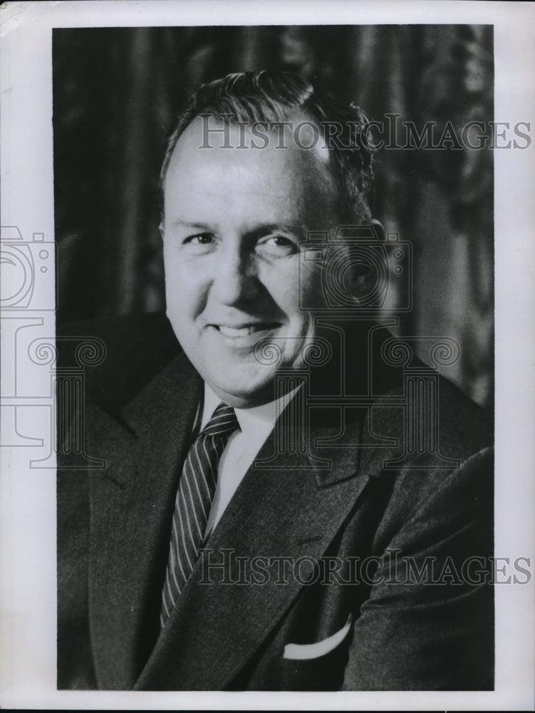 1959 Press Photo Dr or Rev William Genne, writer- Historic Images