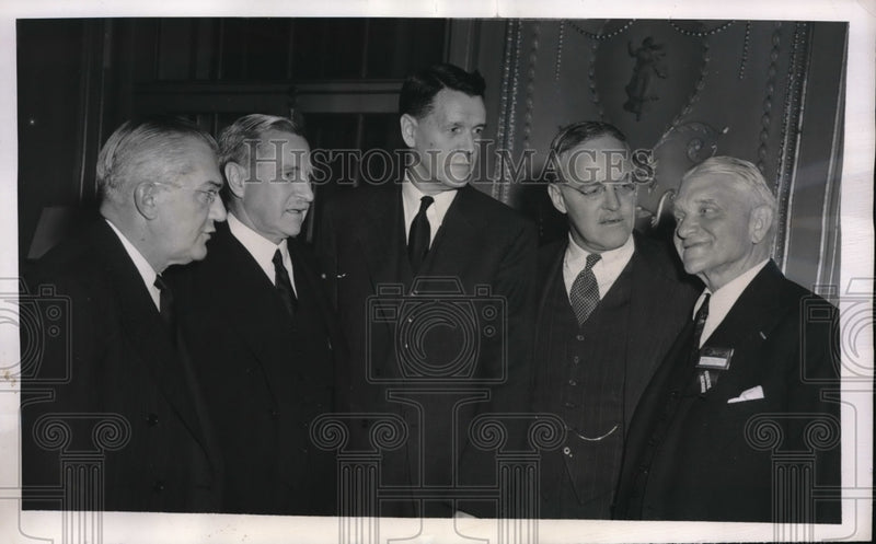 Load image into Gallery viewer, 1946 Press Photo Foreign Trade Commission, Abbink, Aldrich, Burgess, Dulles
