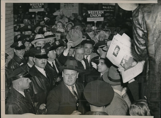 1936 Press Photo Republican Presidential Candidate Gov Alfred Landon