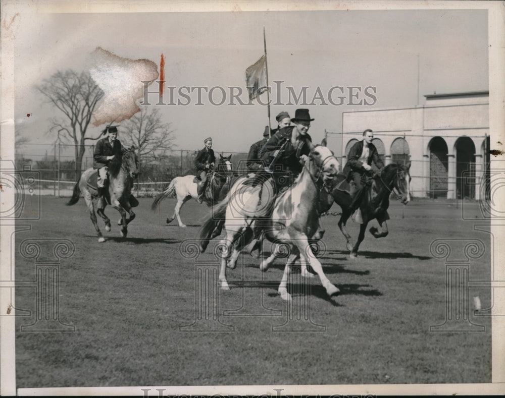 1938 Press Photo Oberlin College &quot;War Days&quot;- Historic Images