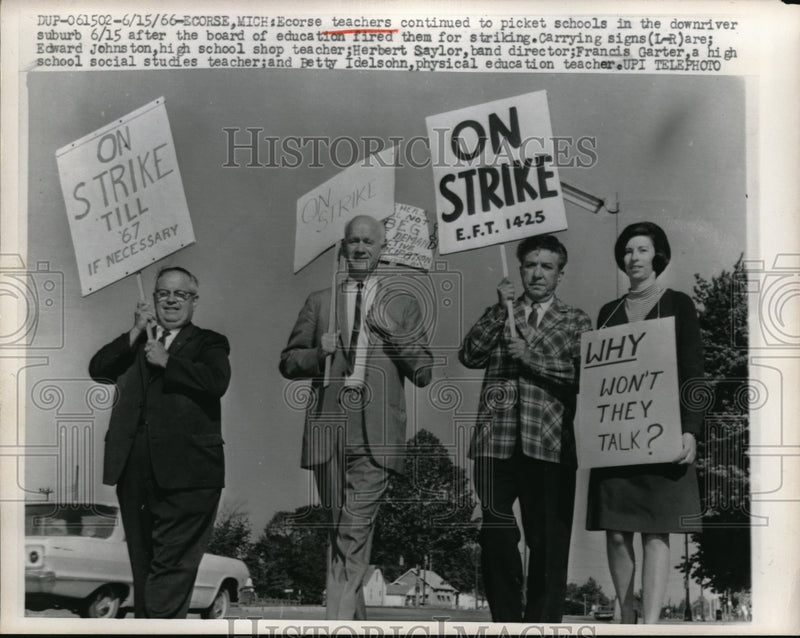Load image into Gallery viewer, 1966 Press Photo Edward Johnston Herbert Saylor Francis Garter Betty Idelsohn
