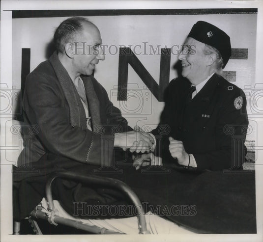 1947 Press Photo Gabriel Janssens Miss Mary F. Holland SS Marine Marlin- Historic Images
