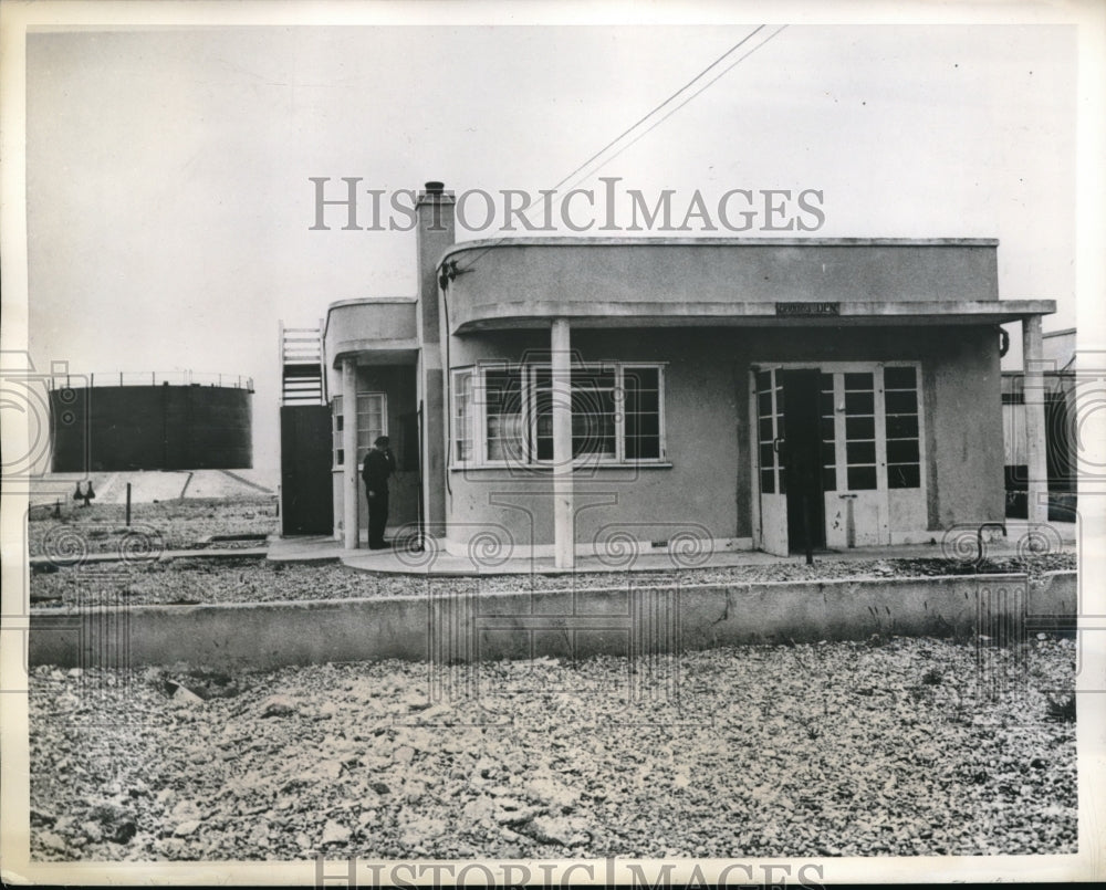 1945 Press Photo English channel Pipe Line known as &quot;Pluto&quot;- Historic Images