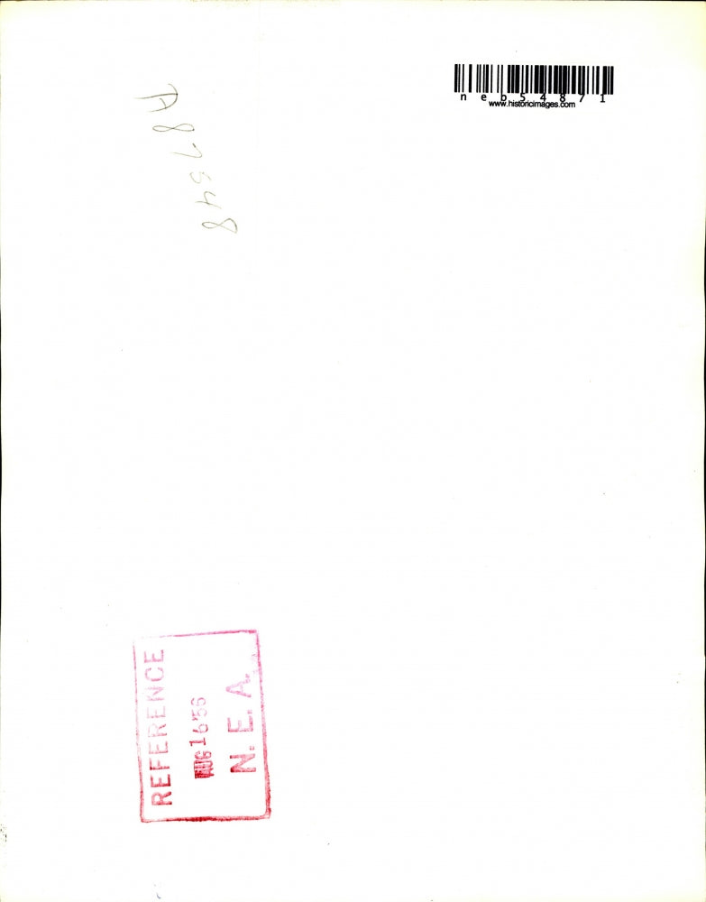 1956 Press Photo Chicago, John S Bell & former VA Gov. John Battle at convention