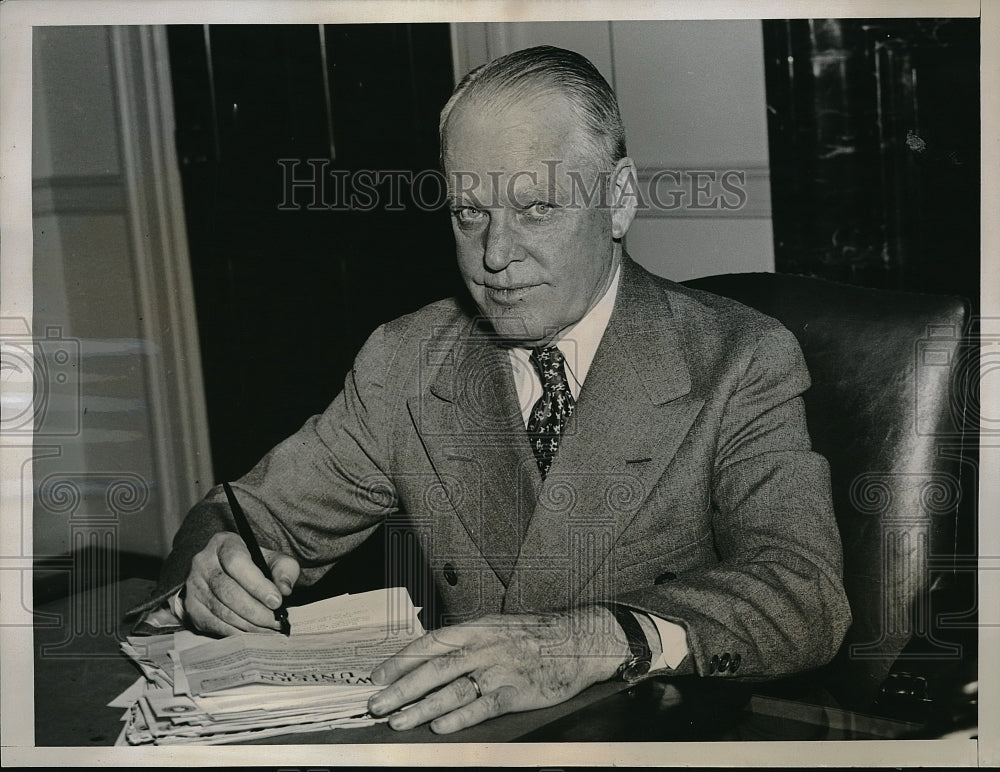 1938 Press Photo Ambrose O&#39;Connell, New Second Assistant Postmaster General- Historic Images