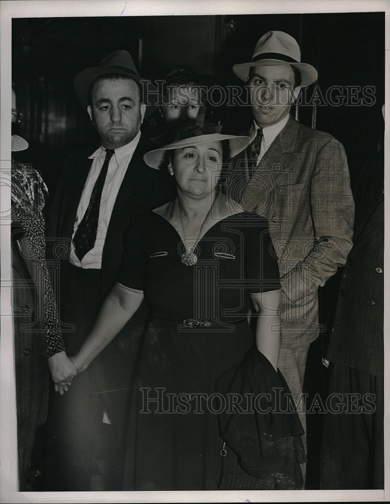 1938 Press Photo NYC, Mrs Julius Berg,widow of Sen JS Berg