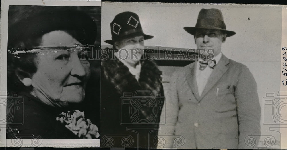 1939 Press Photo Green Bay, Wis. Joe Devroy & wife he killed, - Historic Images
