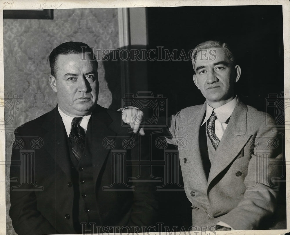 1929 Press Photo John W. Sheehan, Leo Sheehan of Battle Creek Enquirer News
