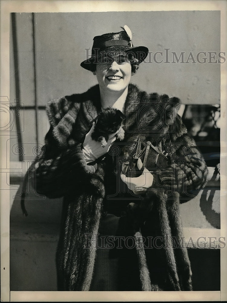 1936 Press Photo Mrs Frederick Harvey of Kansas City, Mo- Historic Images