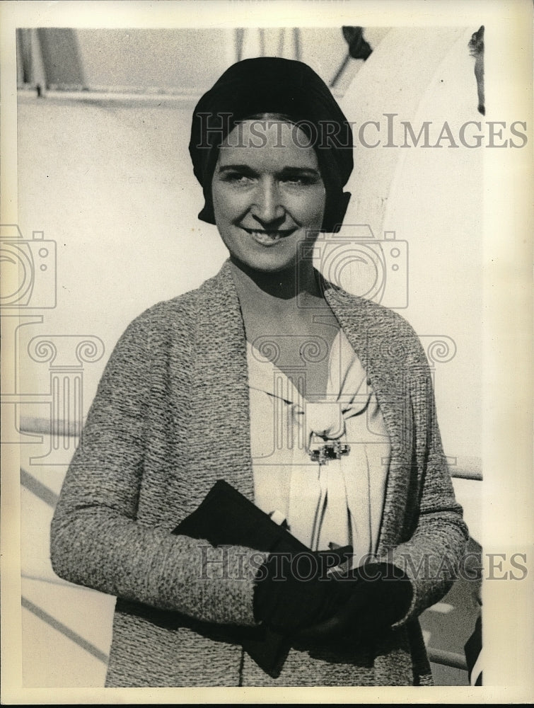 1935 Press Photo Mrs. Hollis B. Shaw, Former Lisa Parnova Ask for $100 Alimony
