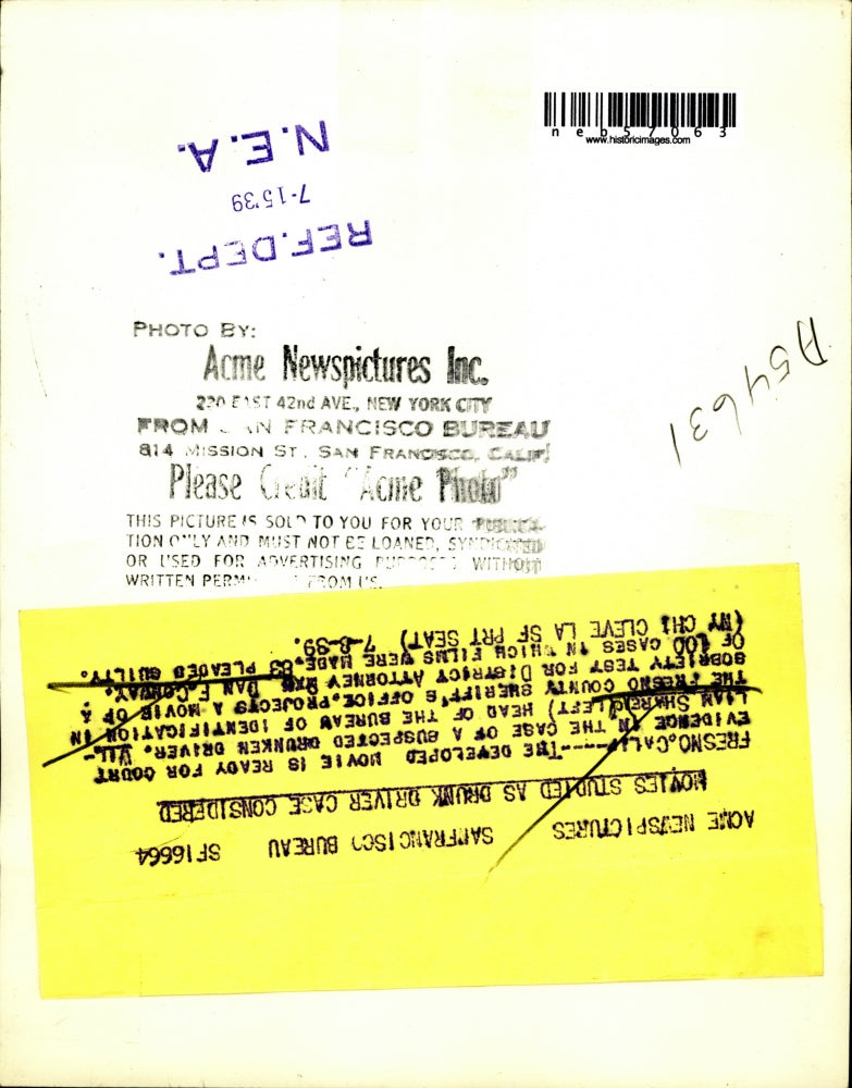 1959 Press Photo William Shareck Dan F. Conway