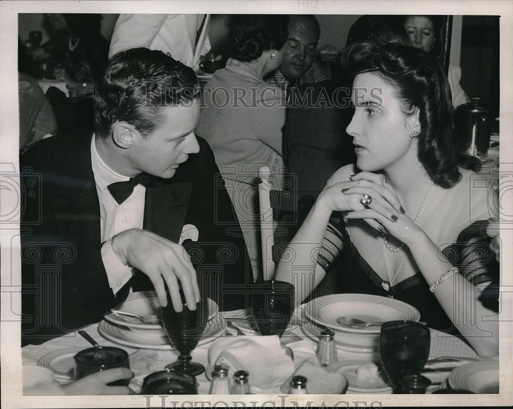 1941 Press Photo W Palm Beach, Fla Marion Oates & John McClean