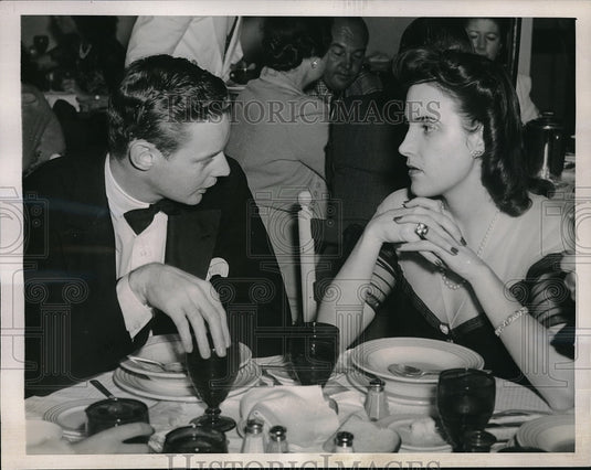 1941 Press Photo W Palm Beach, Fla Marion Oates & John McClean