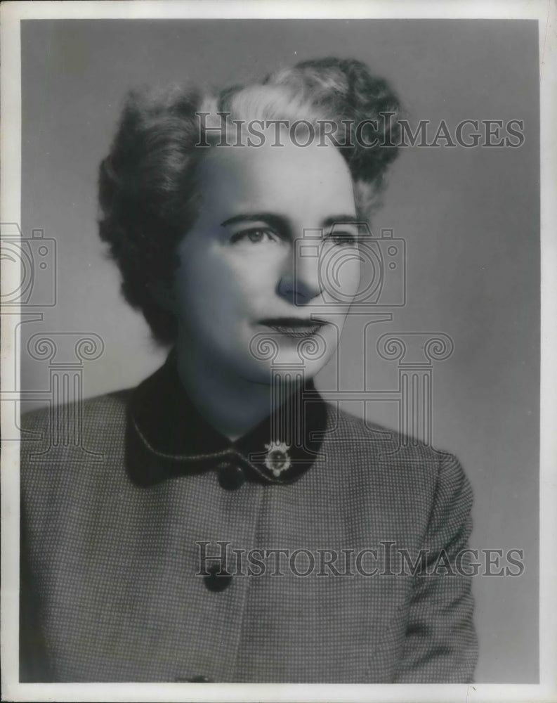 1954 Press Photo Admiral Lucile Petry Leone- Historic Images