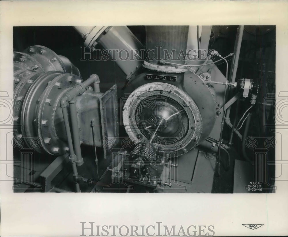 Press Photo Cleveland, Ohio NACAs Lewis Flights Propulsion Labs, engine tests