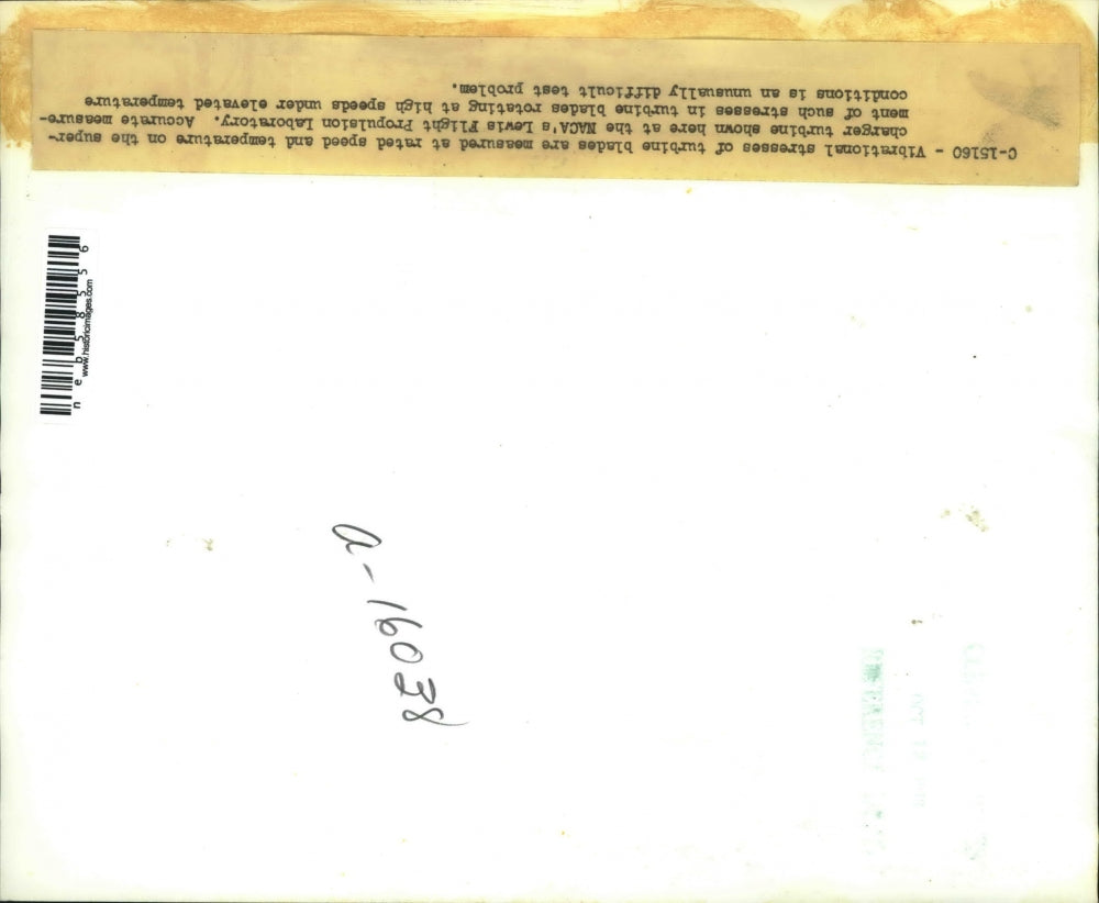 Press Photo Cleveland, Ohio NACAs Lewis Flights Propulsion Labs, engine tests