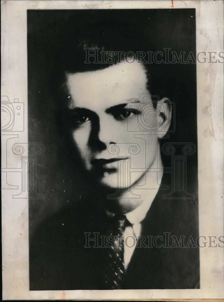 1932 Press Photo Richard Morean, Pres of Sr class Univ, of Minn.- Historic Images