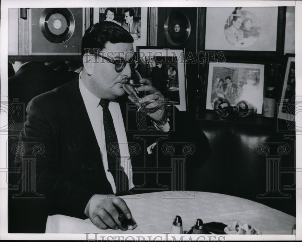 1956 Press Photo NYC attorney, Mr Ed Bobick- Historic Images