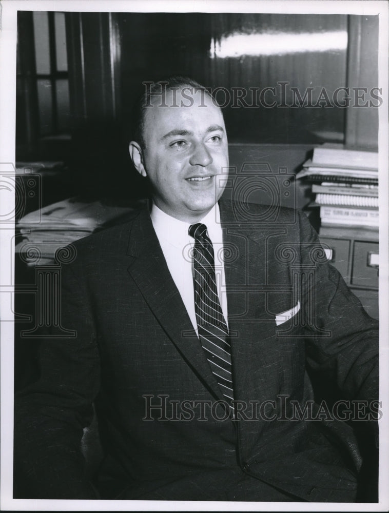 1962 Press Photo Mr Hal Hanson of NEA- Historic Images