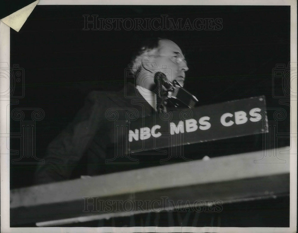 1936 Press Photo Senator Arthur H. Vandenberg of Mich. at GOP Convention