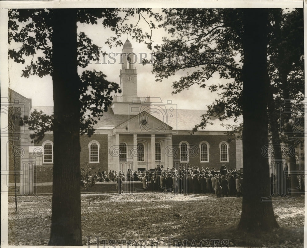 1929 Press Photo Drew University Madison New Jersey Leonard Arthur Baldwin- Historic Images