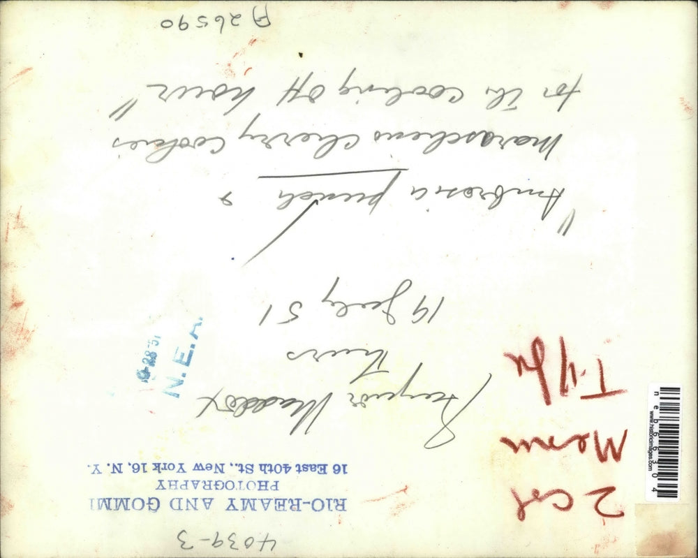 1951 Press Photo Ambrosia punch & cherry cookies on a table display - neb66304