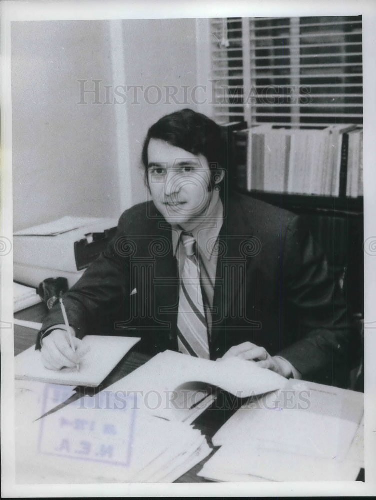 1972 Press Photo Former baseball player Howard Kitt now a consultant- Historic Images