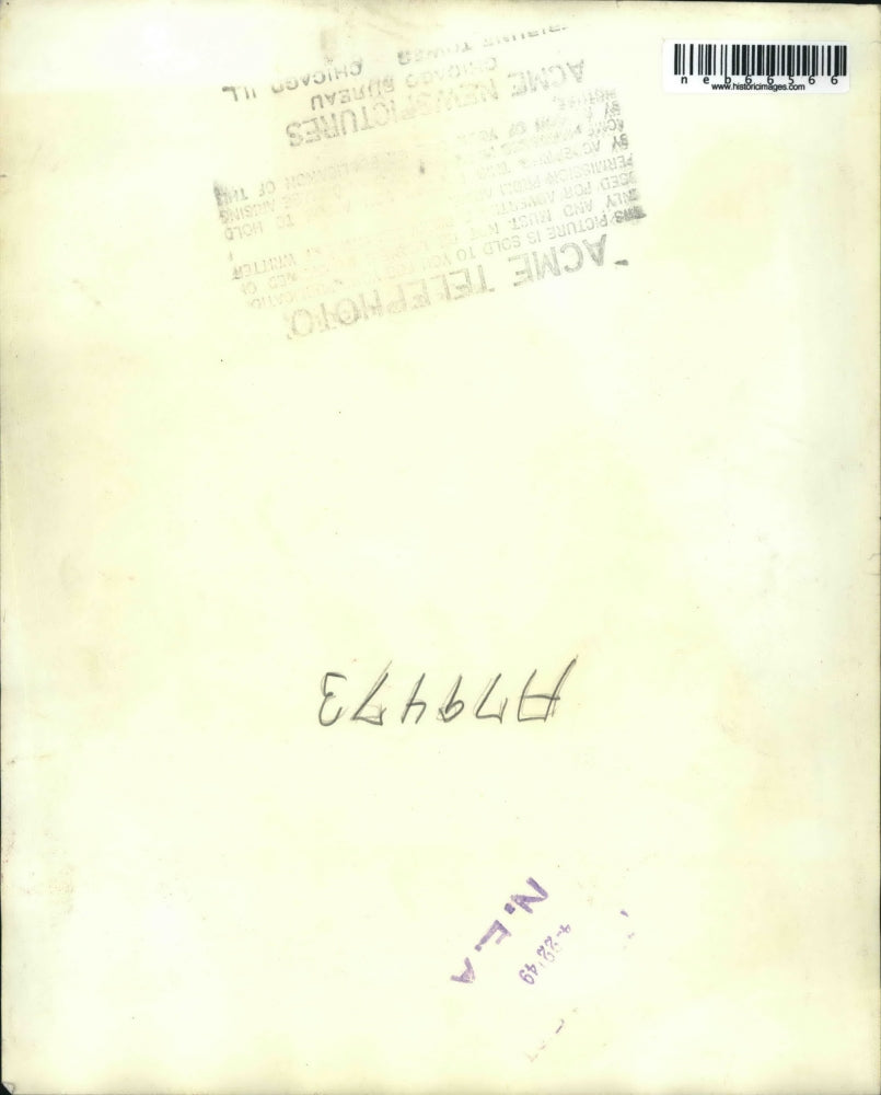 1949 Press Photo Mrs Wilma Ybarbo arrives in US from Germany after release