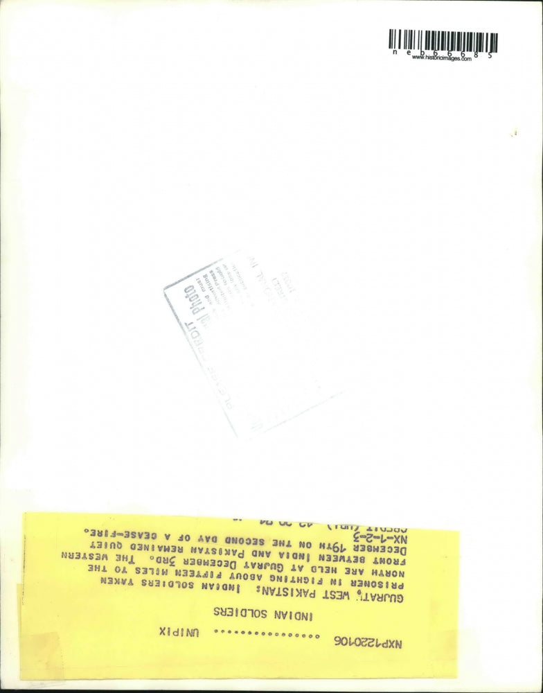 1934 Press Photo Indian soldiers taken prisoner in Gujrat Pakistan - neb66685