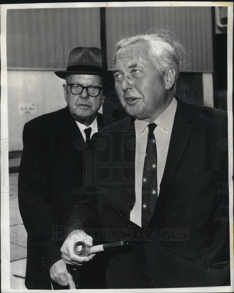 1971 Press Photo Harold Wilson, British Socialist Prime Minister - neb66725- Historic Images