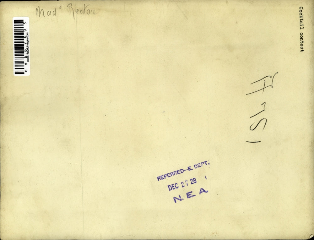 1928 Press Photo Cocktail Contest - neb67695