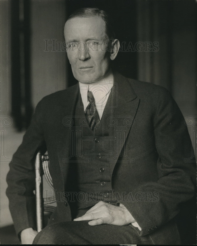 1920 Press Photo Thomas Riggs of Alaska in Washington as conference delegate