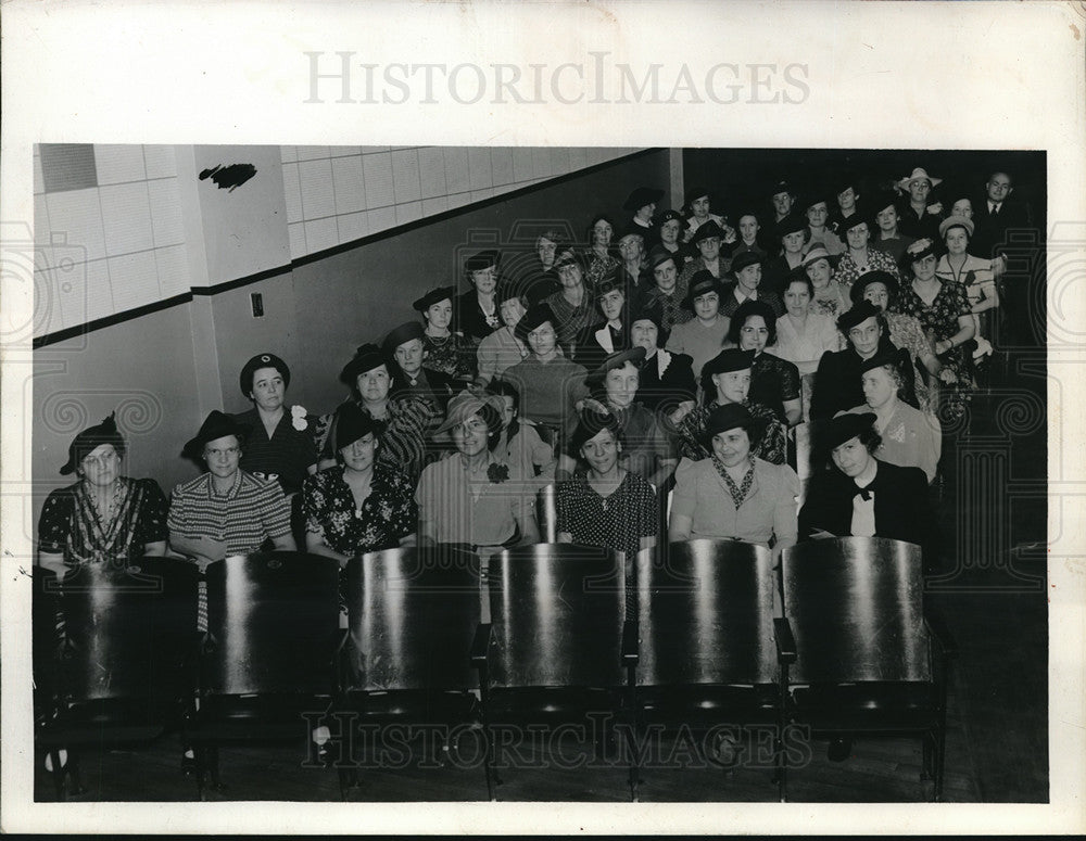 1939 Press Photo Rocky River Council of P.T.A Meeting - Historic Images