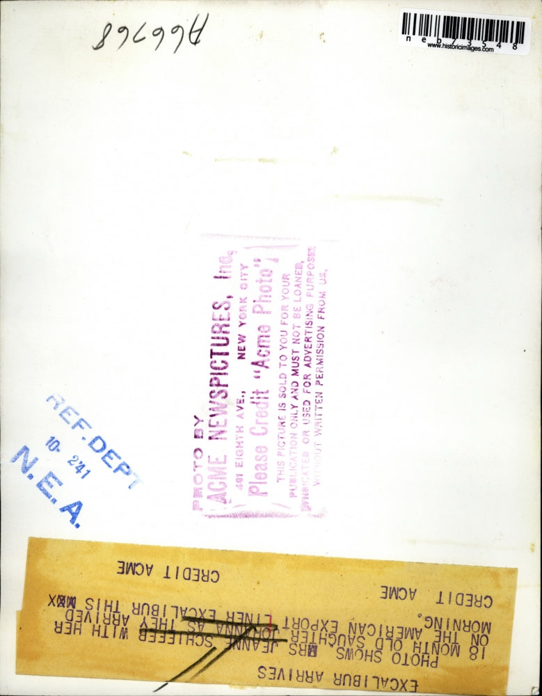 1941 Press Photo Mrs Jeanne Schiffer & daughter Johanna arrive in NYC