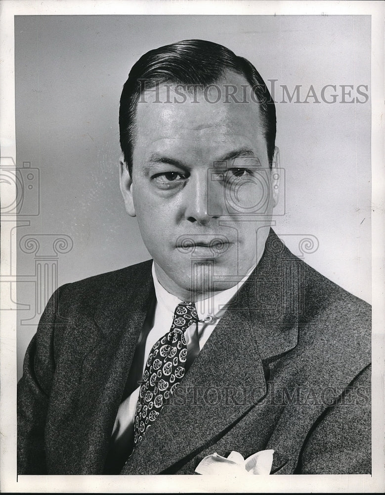1946 Press Photo Mr Allen V, Dowling in Cleveland, Ohio