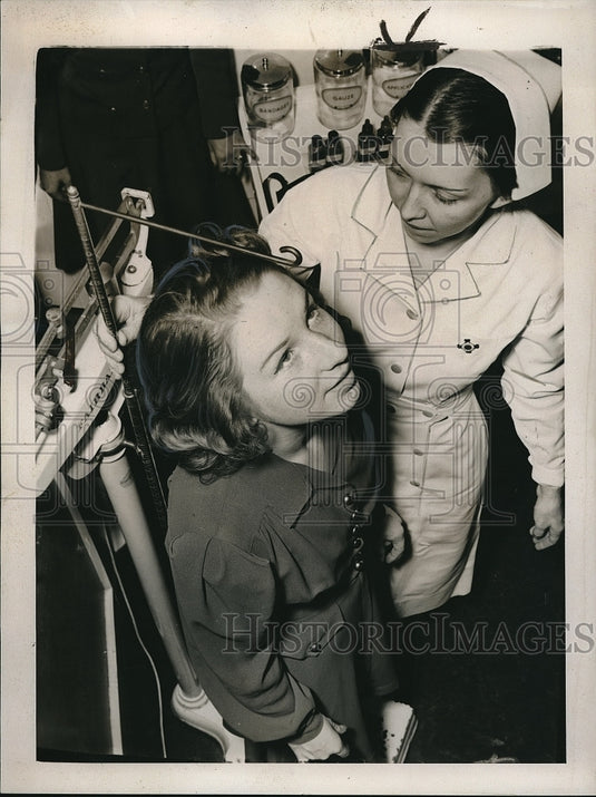 1939 Press Photo Kathleen Hildebrand Kansas City Junior College Student