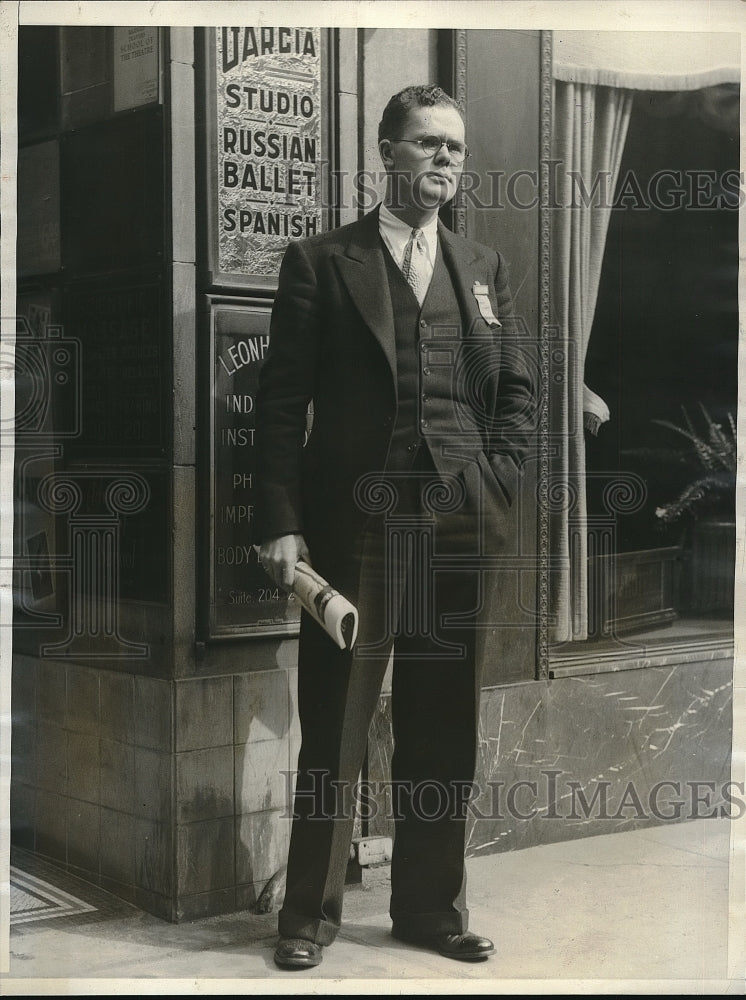 1929 Press Photo Robert L Gordon Los Angeles American Banker&#39;s Association - Historic Images