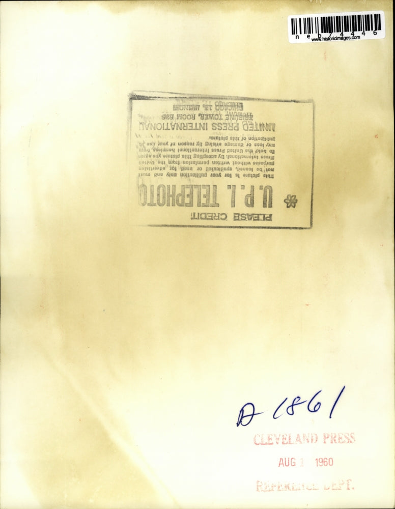 1960 Press Photo New York Captin Brill Gray SS Augustus - neb74446